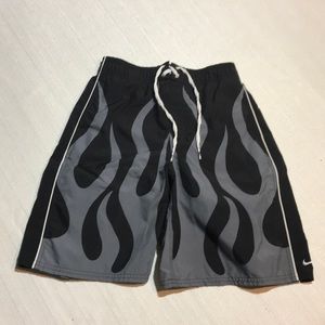 Boys Nike Swim Trunks Flames Size XL